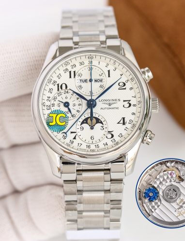 Longines Stainless Steel Automatic Chronograph Watch