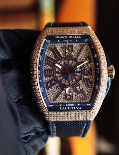 Franck Muller Vanguard Yachting Diamond Watch