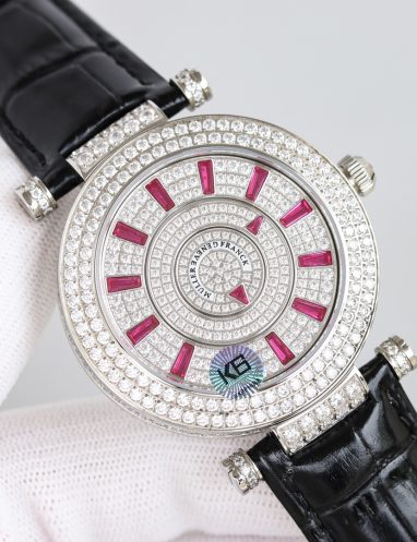 Franck Muller Diamond and Ruby Luxury Watch