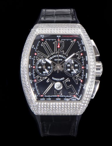 Franck Muller Vanguard Diamond Chronograph Watch