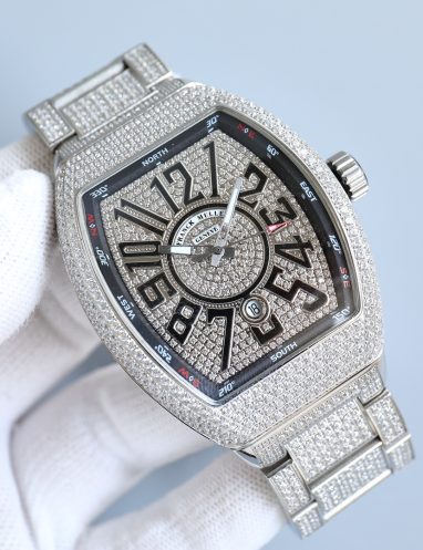 Franck Muller Diamond-Encrusted Luxury Watch