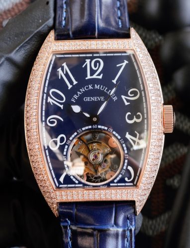 Franck Muller Vanguard Rose Gold Diamond Watch