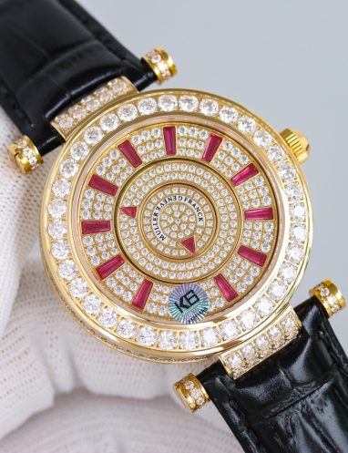 Franck Muller Diamond & Ruby Luxury Watch