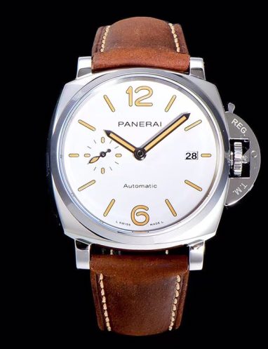 Panerai Luminor Automatic Leather Strap Watch