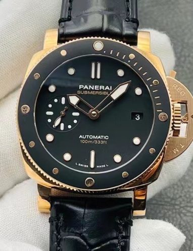 Panerai Submersible Gold Automatic Watch