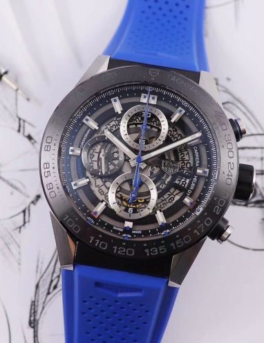 Tag Heuer Carrera Skeleton Dial Chronograph Watch