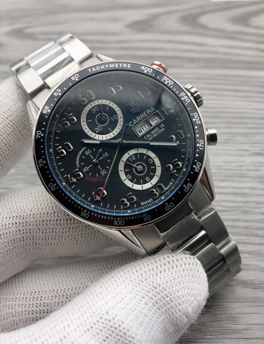 Tag Heuer Carrera Calibre 16 Silver Stainless Steel Watch
