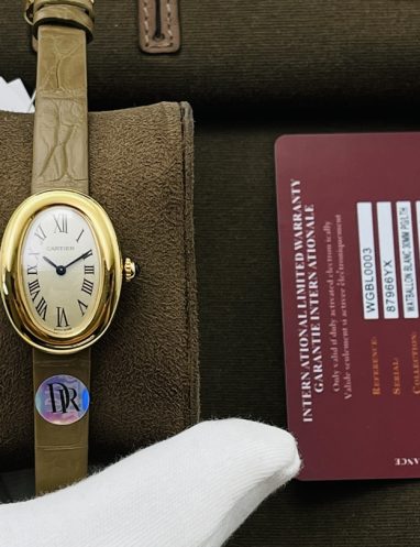 Cartier Vintage Gold Oval Watch