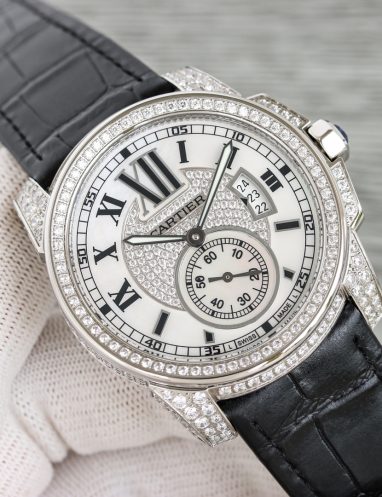 Cartier Diamond-Studded Luxury Watch