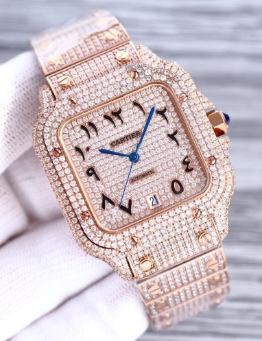 Cartier Santos de Cartier Diamond Watch