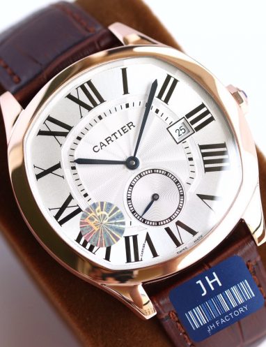 Cartier Men's Classic Leather Strap Watch