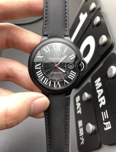 Cartier Ballon Bleu Black Automatic Watch
