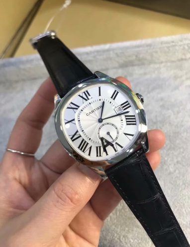 Cartier Men's Classic Leather Strap Watch