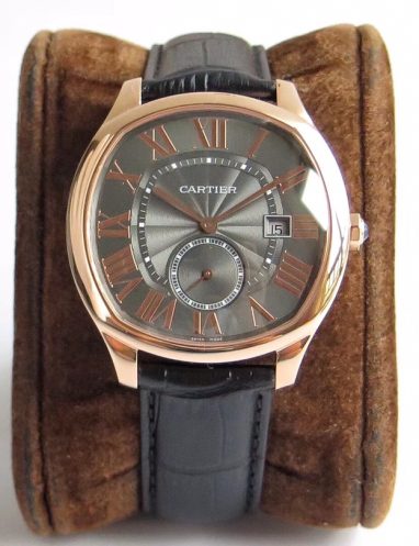 Cartier Men's Sophisticated Leather Strap Watch