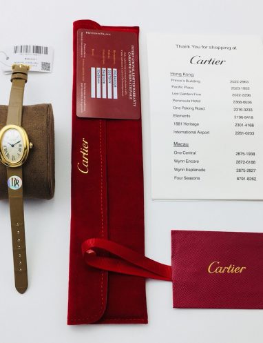 Cartier Oval Gold Watch