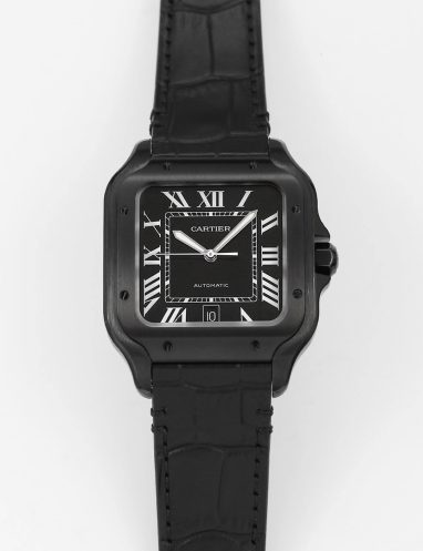 Cartier Santos Black Automatic Watch
