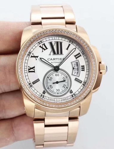 Cartier Luxury Rose Gold Automatic Watch