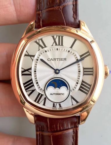 Cartier Rose Gold Moon Phase Automatic Watch