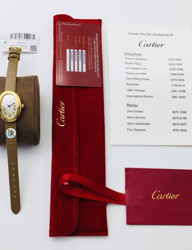 Cartier Women's Baignoire Gold Watch