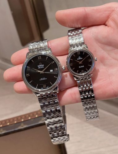 Omega De Ville Stainless Steel Watch Set