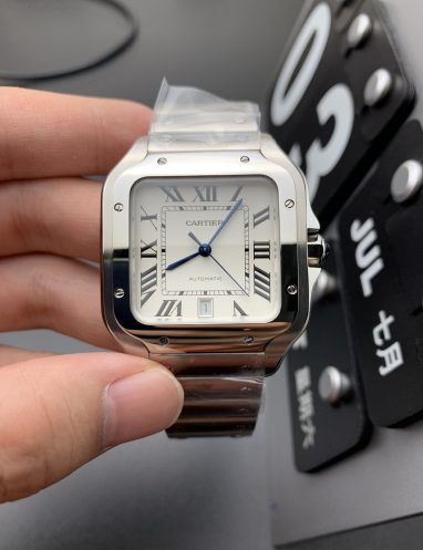 Cartier Santos Stainless Steel Watch