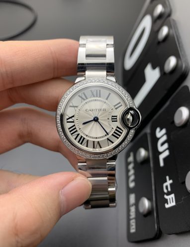 Cartier Ballon Bleu Stainless Steel Watch