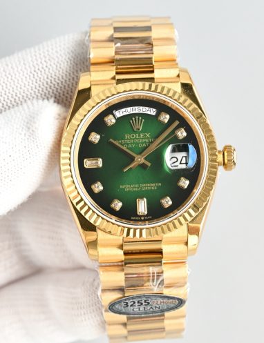 Rolex Oyster Perpetual Day-Date Gold Watch