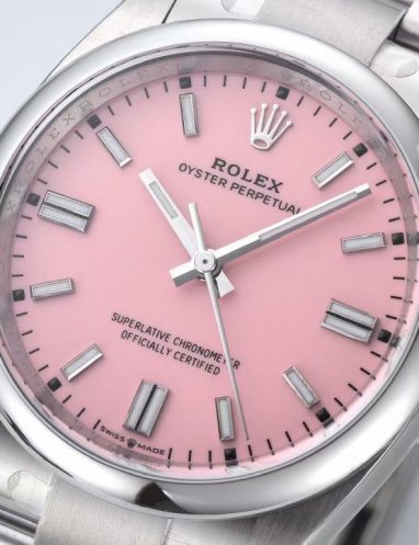 Rolex Oyster Perpetual Pink Dial