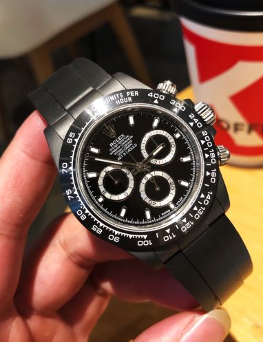 Rolex Daytona Black Dial Oysterflex Watch
