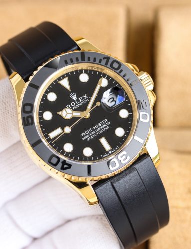 Rolex Yacht-Master Gold and Black Watch