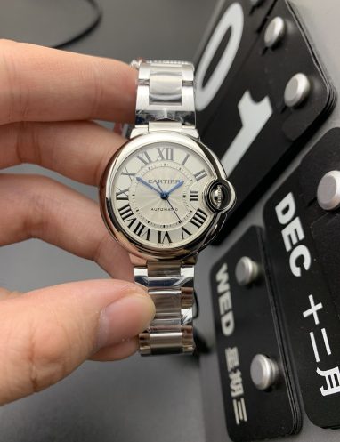 Cartier Ballon Bleu Silver Stainless Steel Watch