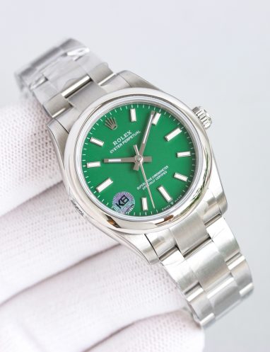 Rolex Oyster Perpetual with Green Dial