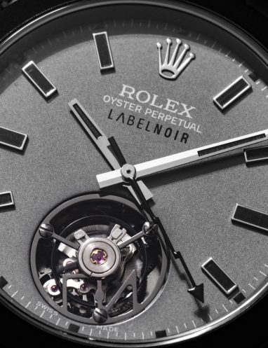 Rolex Oyster Perpetual LabelNoir Watch
