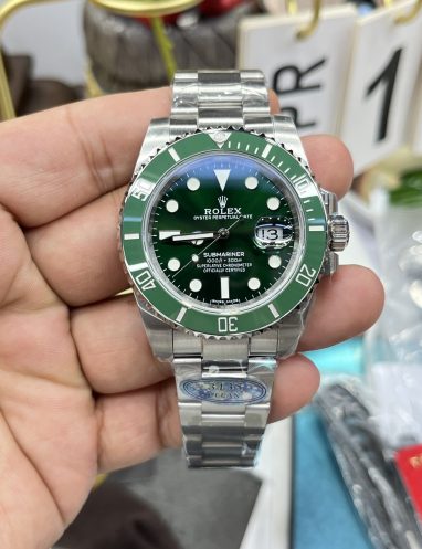 Rolex Submariner Green Dial Stainless Steel Watch