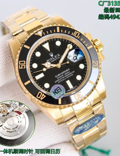 Rolex Submariner Gold Watch