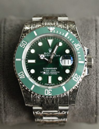 Rolex Submariner Green Dial Stainless Steel Watch