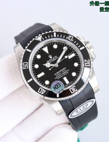 Rolex Submariner Black Dial Stainless Steel Watch