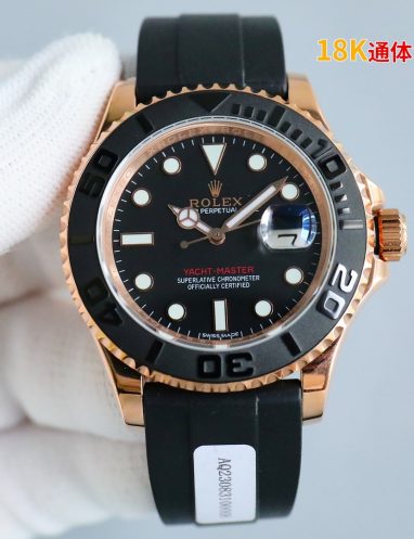 Rolex Yacht-Master 18K Rose Gold Watch