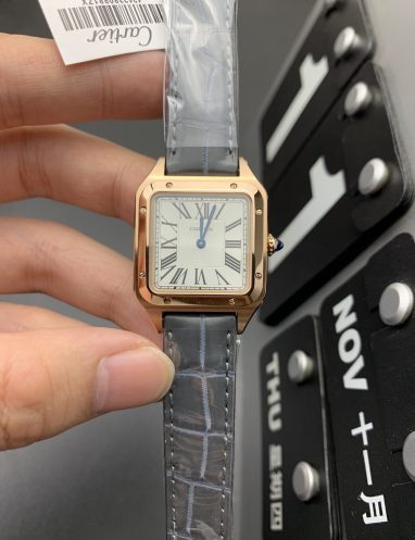 Cartier Santos Rose Gold Watch