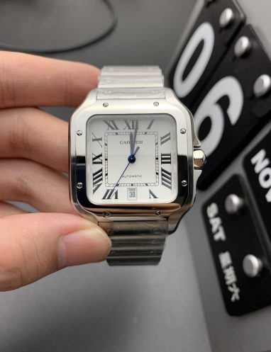 Cartier Santos Stainless Steel Watch
