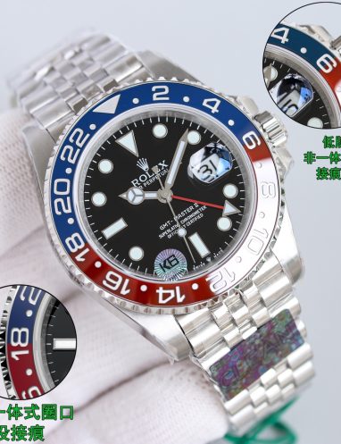 Rolex GMT-Master II Pepsi Bezel Stainless Steel Watch