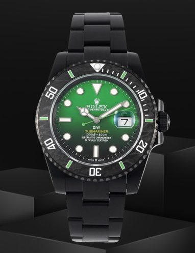 Rolex Submariner Black and Green Dial Watch