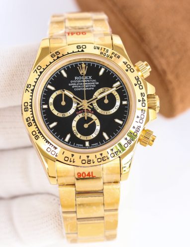 Rolex Daytona Gold Chronograph Watch