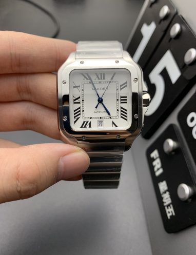 Cartier Santos Stainless Steel Watch