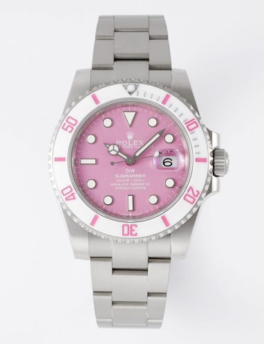 Rolex Submariner Pink Dial Watch