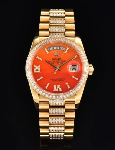 Rolex Oyster Perpetual Day-Date Gold Watch