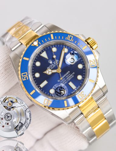 Rolex Submariner Blue Dial Men's Watch