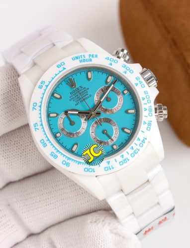 Rolex Cerachrom White Chronograph Watch
