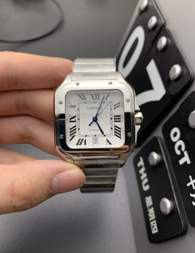 Cartier Santos Stainless Steel Men's Watch