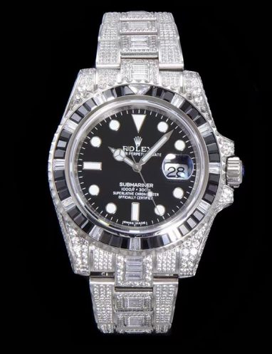 Rolex Diamond-Studded Submariner Watch